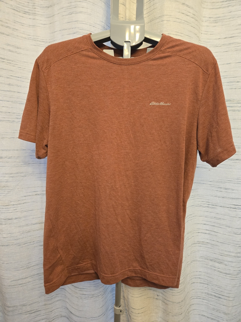 Eddie Bauer FreeDry Performance Tee Large Orange Heather